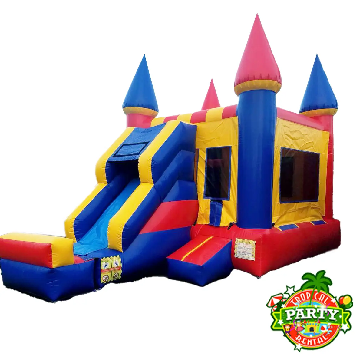 Bounce House Slide Multicolor