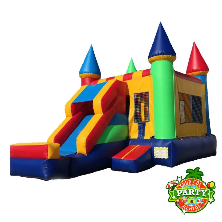 Bounce House & Slide Rainbow