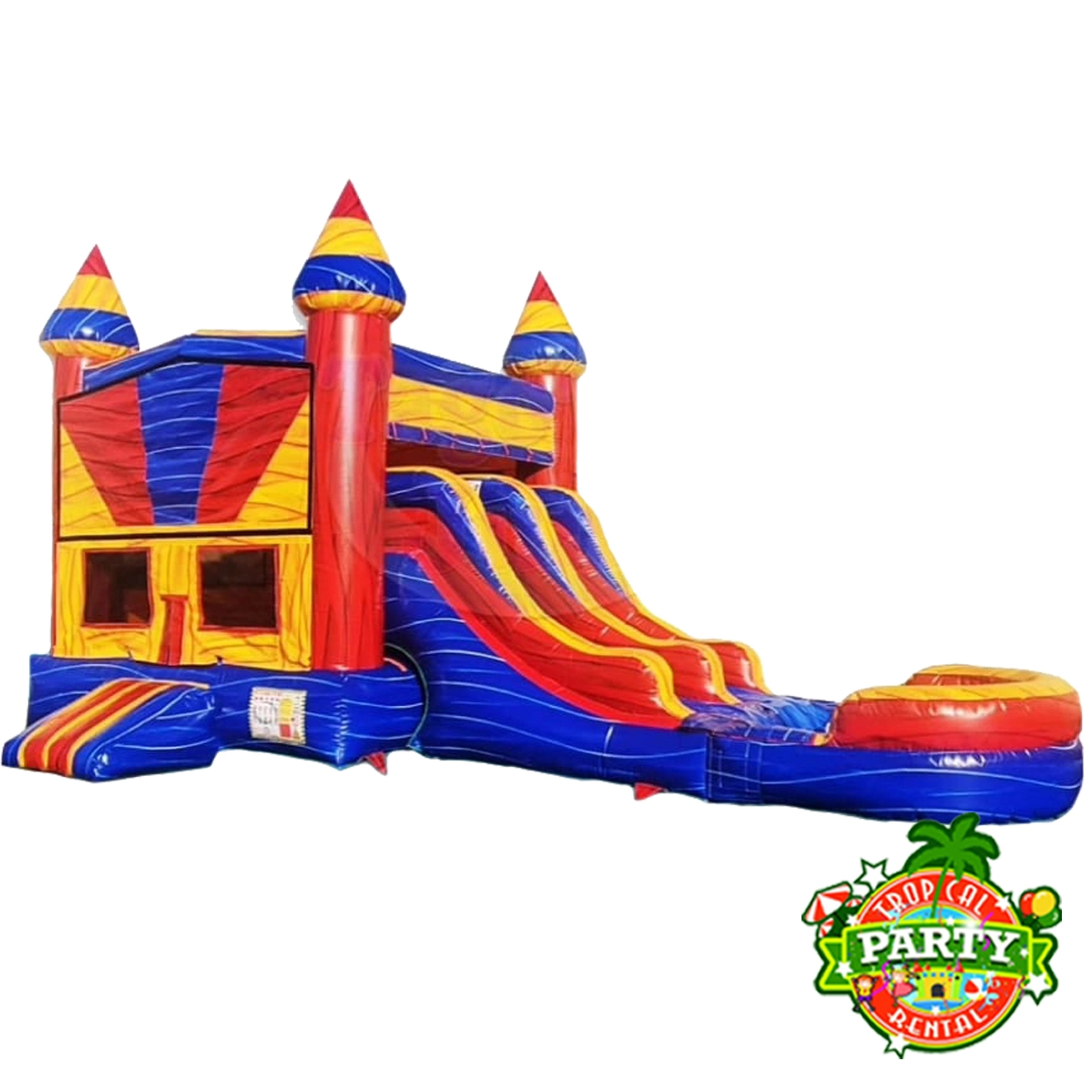 Combo Water Double Slide Multicolor