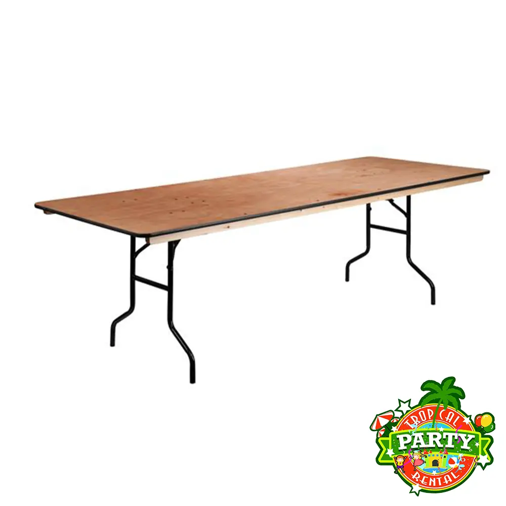 Wood Rectangular Table 60in