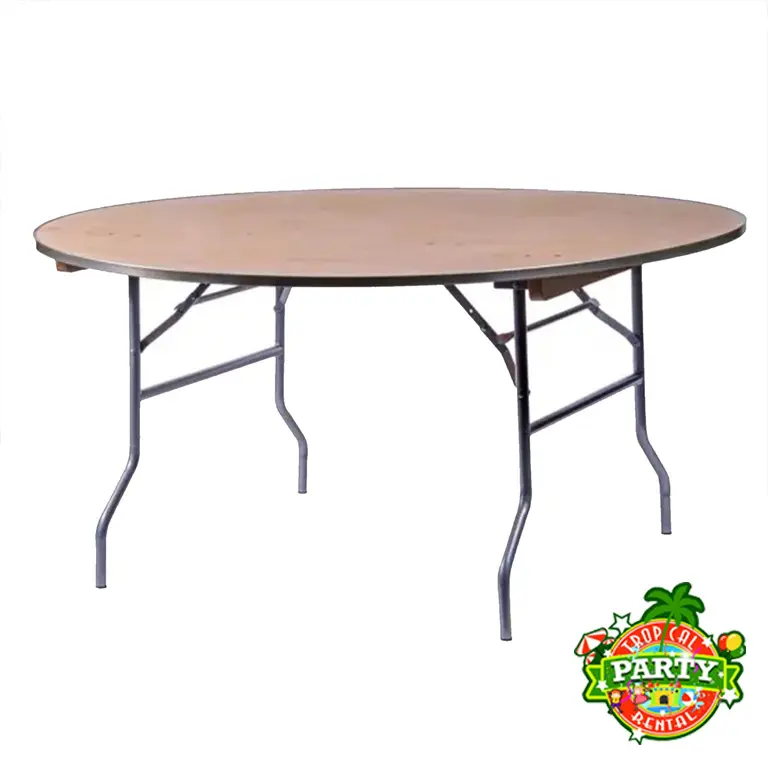 Wood Round Tables 60in